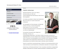 Tablet Screenshot of klein-rechtsanwalt.com